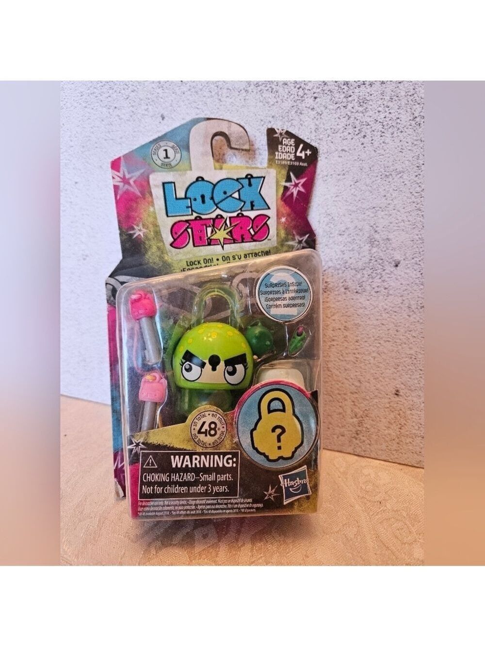 Lock Stars Series 1 Cactus Green Surprise Inside Hasbro Backpack School 2017 NEW